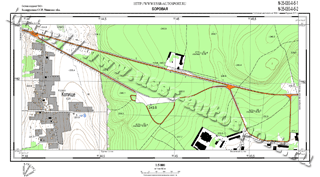 Карта трассы Боровая