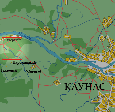 Расположение трассы Неманское кольцо