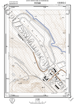 Карта трассы Рустави